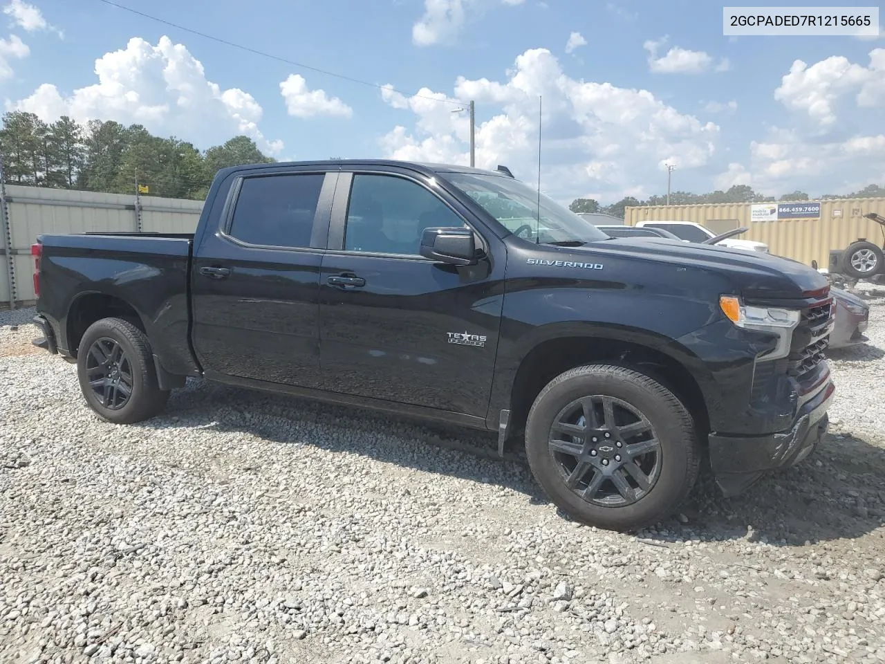 2024 Chevrolet Silverado C1500 Rst VIN: 2GCPADED7R1215665 Lot: 68683164