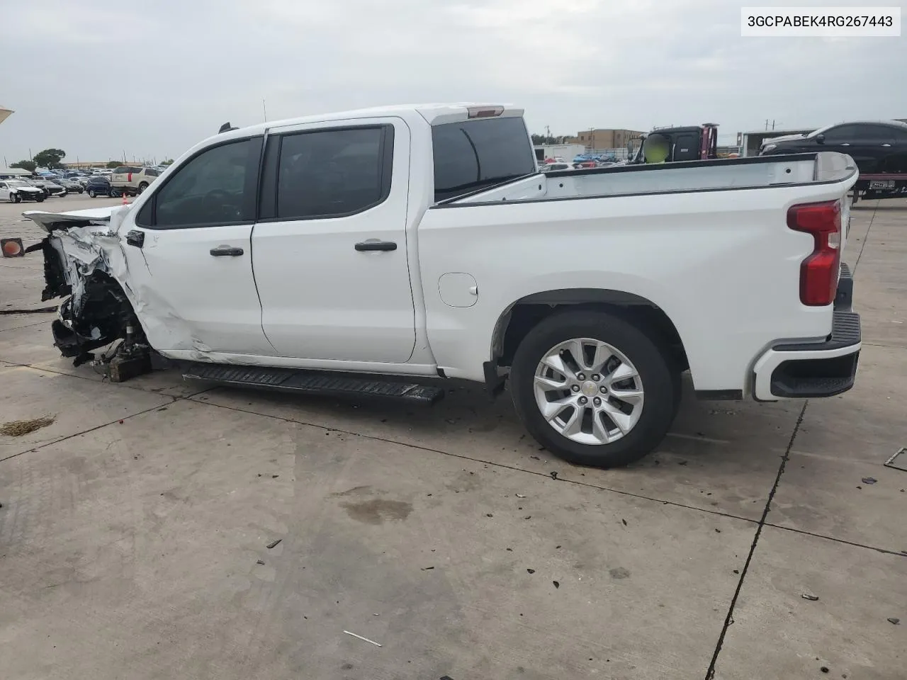 2024 Chevrolet Silverado C1500 Custom VIN: 3GCPABEK4RG267443 Lot: 70267084