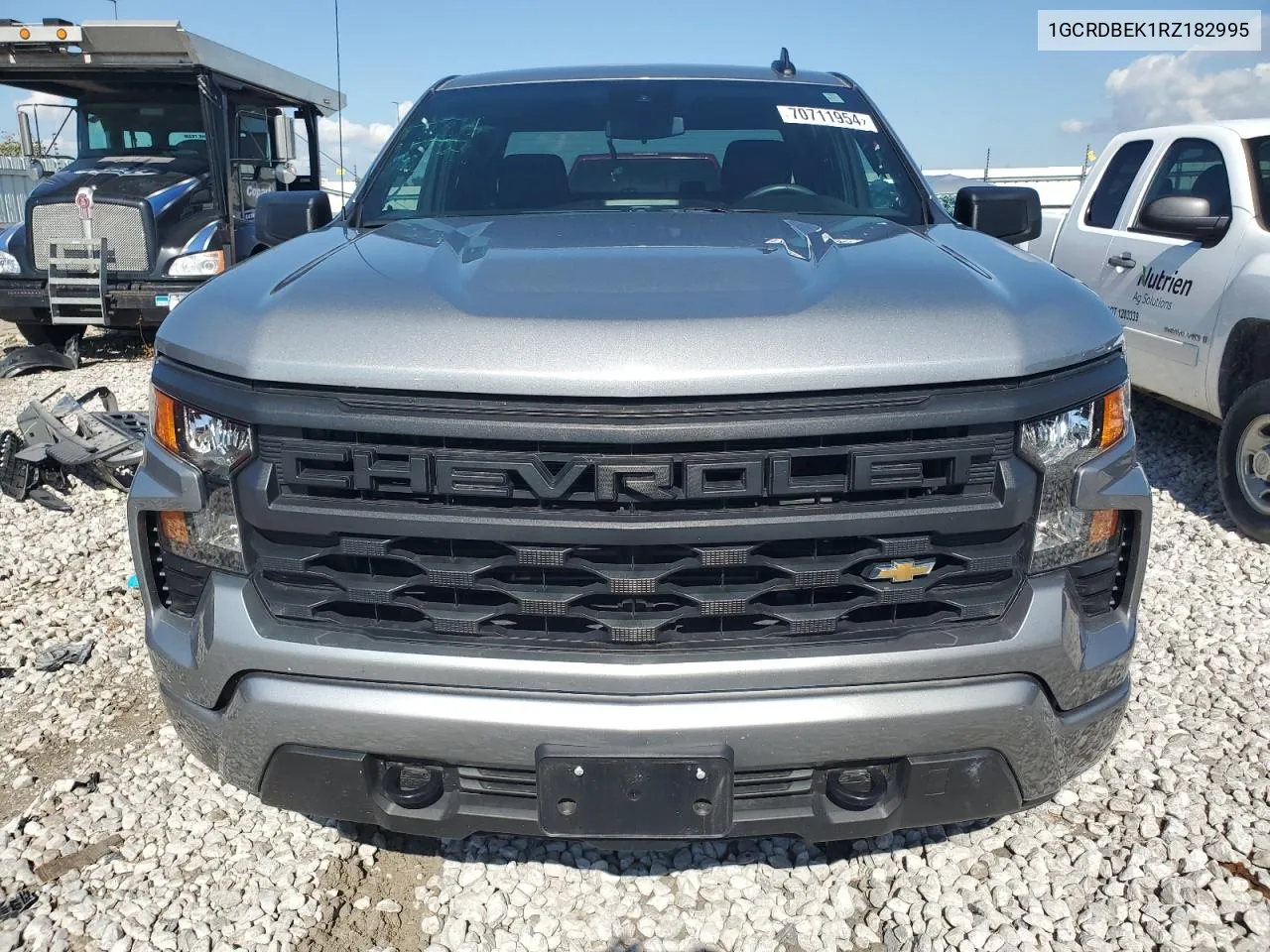 2024 Chevrolet Silverado K1500 Custom VIN: 1GCRDBEK1RZ182995 Lot: 70711954