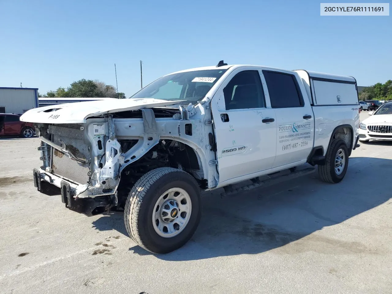 2024 Chevrolet Silverado K2500 Heavy Duty VIN: 2GC1YLE76R1111691 Lot: 71941244