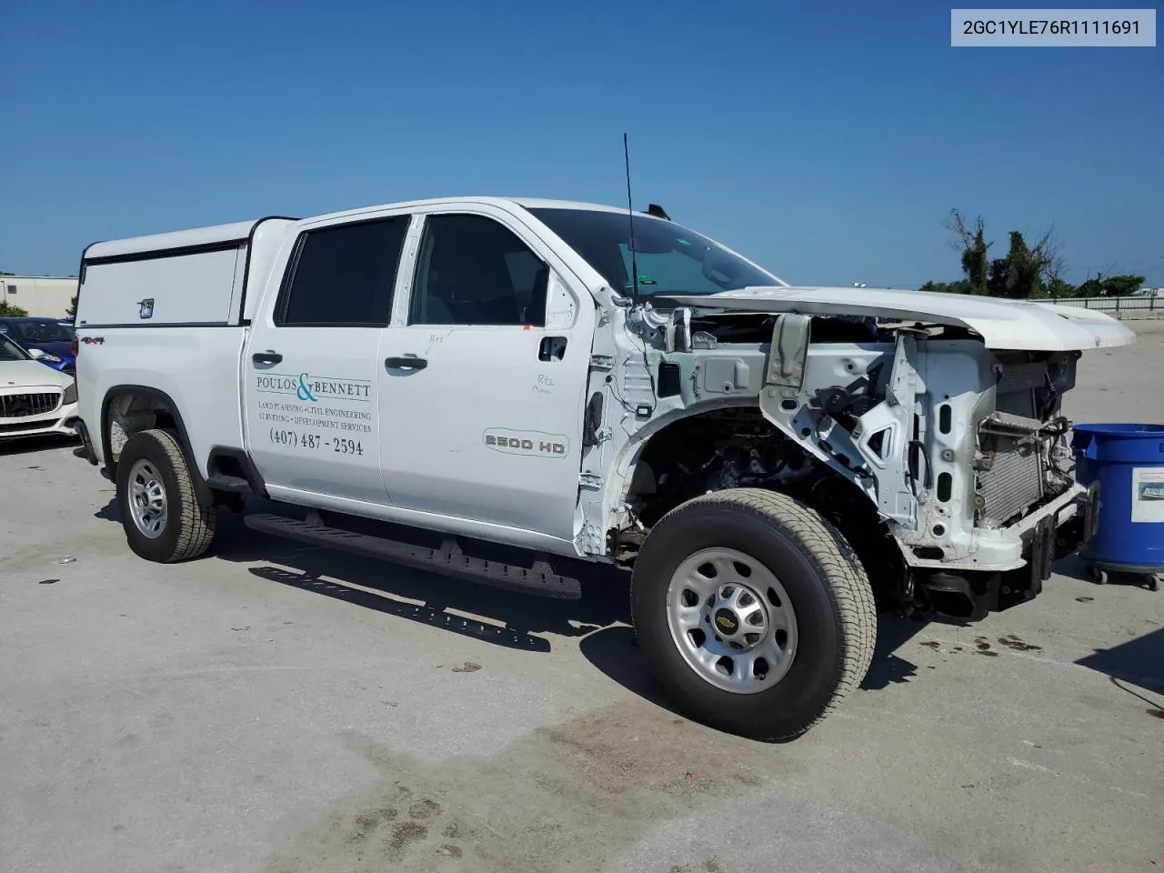 2024 Chevrolet Silverado K2500 Heavy Duty VIN: 2GC1YLE76R1111691 Lot: 71941244