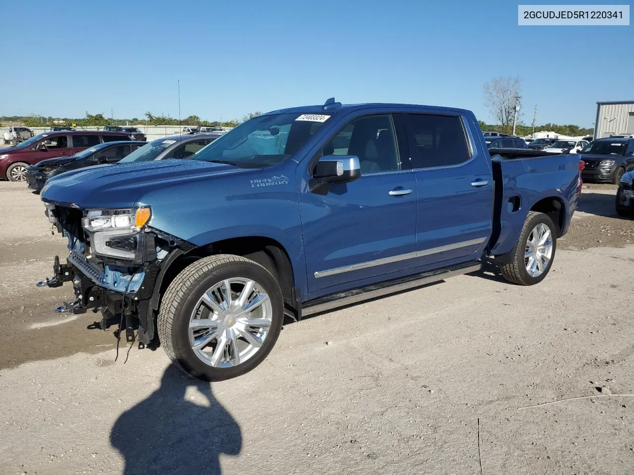 2024 Chevrolet Silverado K1500 High Country VIN: 2GCUDJED5R1220341 Lot: 72403324