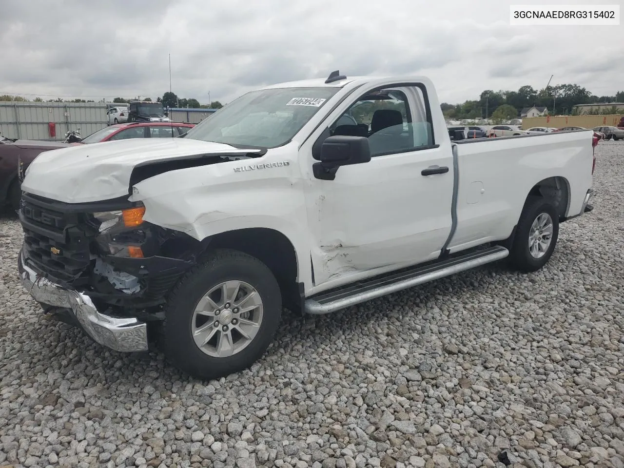 2024 Chevrolet Silverado C1500 VIN: 3GCNAAED8RG315402 Lot: 72757244