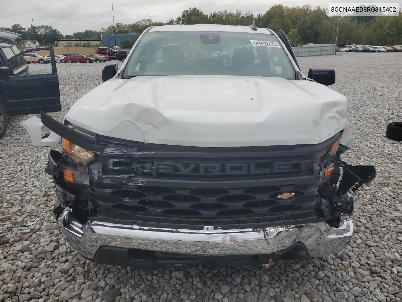 2024 Chevrolet Silverado C1500 VIN: 3GCNAAED8RG315402 Lot: 72757244