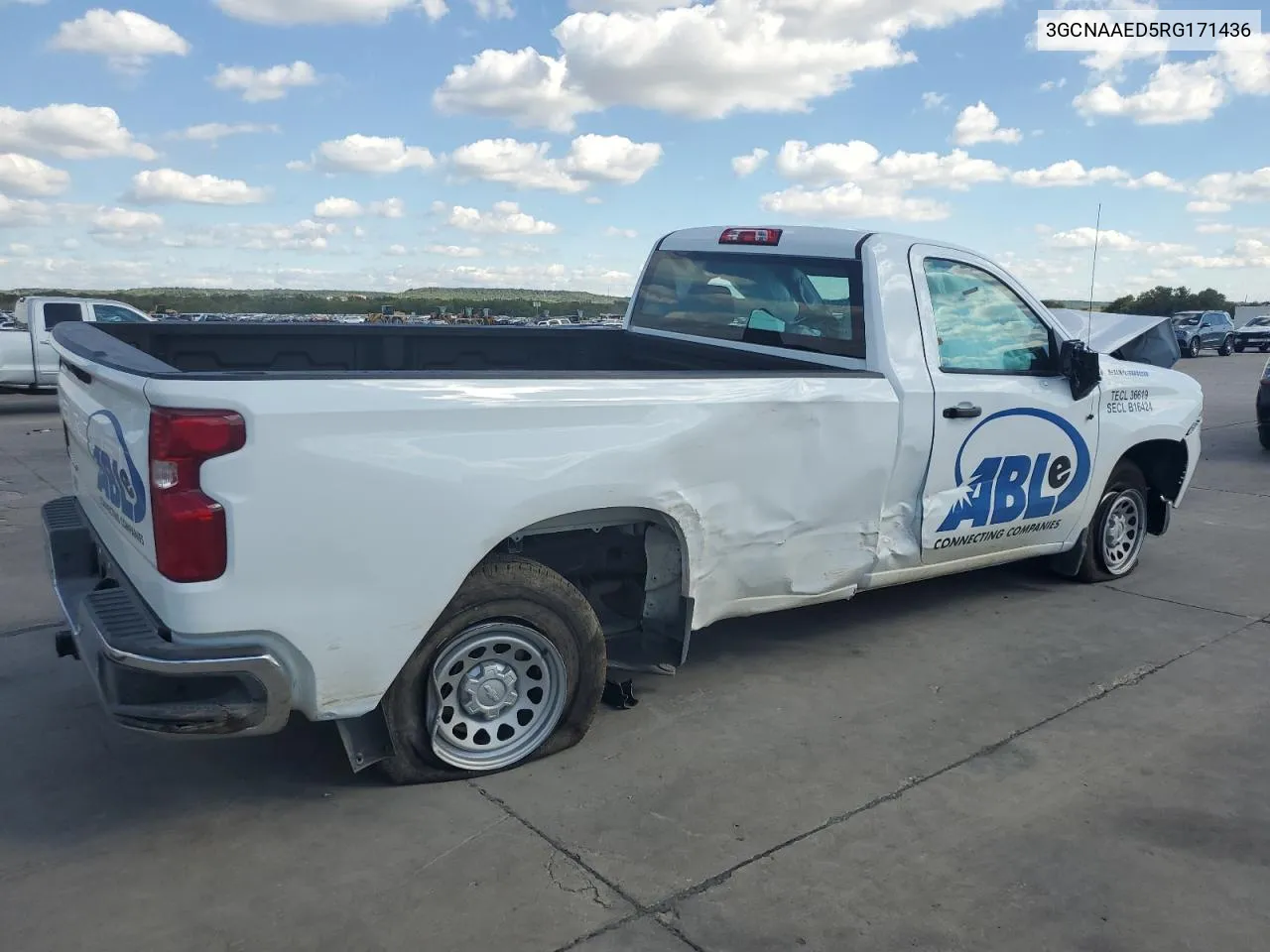 2024 Chevrolet Silverado C1500 VIN: 3GCNAAED5RG171436 Lot: 72961594