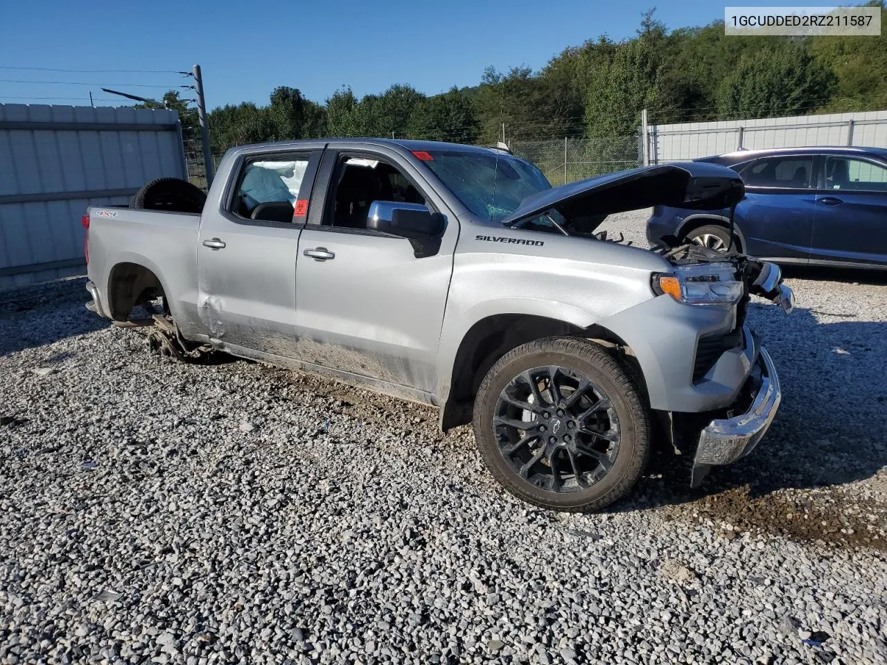 2024 Chevrolet Silverado K1500 Lt VIN: 1GCUDDED2RZ211587 Lot: 73210654