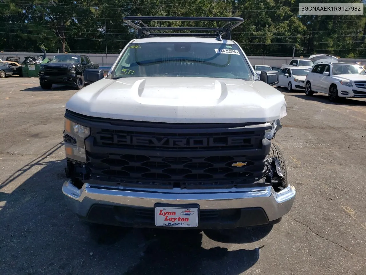 2024 Chevrolet Silverado C1500 VIN: 3GCNAAEK1RG127982 Lot: 73436094