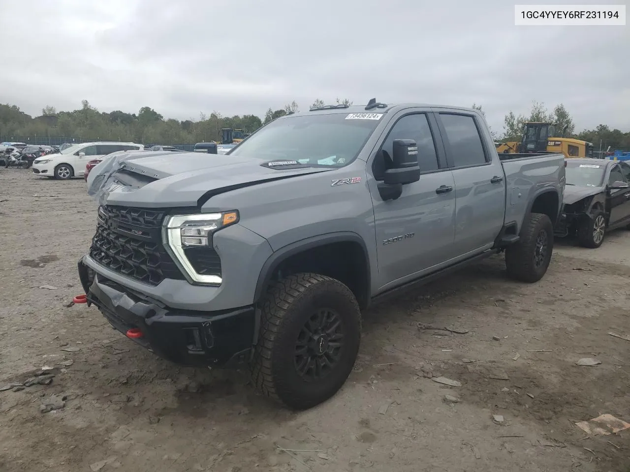 2024 Chevrolet Silverado K2500 Zr2 VIN: 1GC4YYEY6RF231194 Lot: 73456124