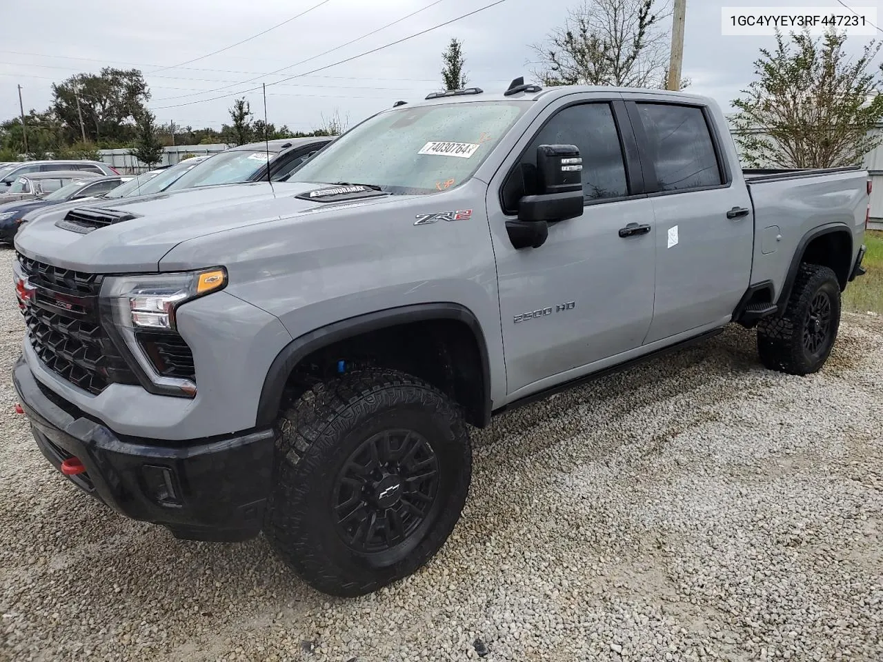 2024 Chevrolet Silverado K2500 Zr2 VIN: 1GC4YYEY3RF447231 Lot: 74030764