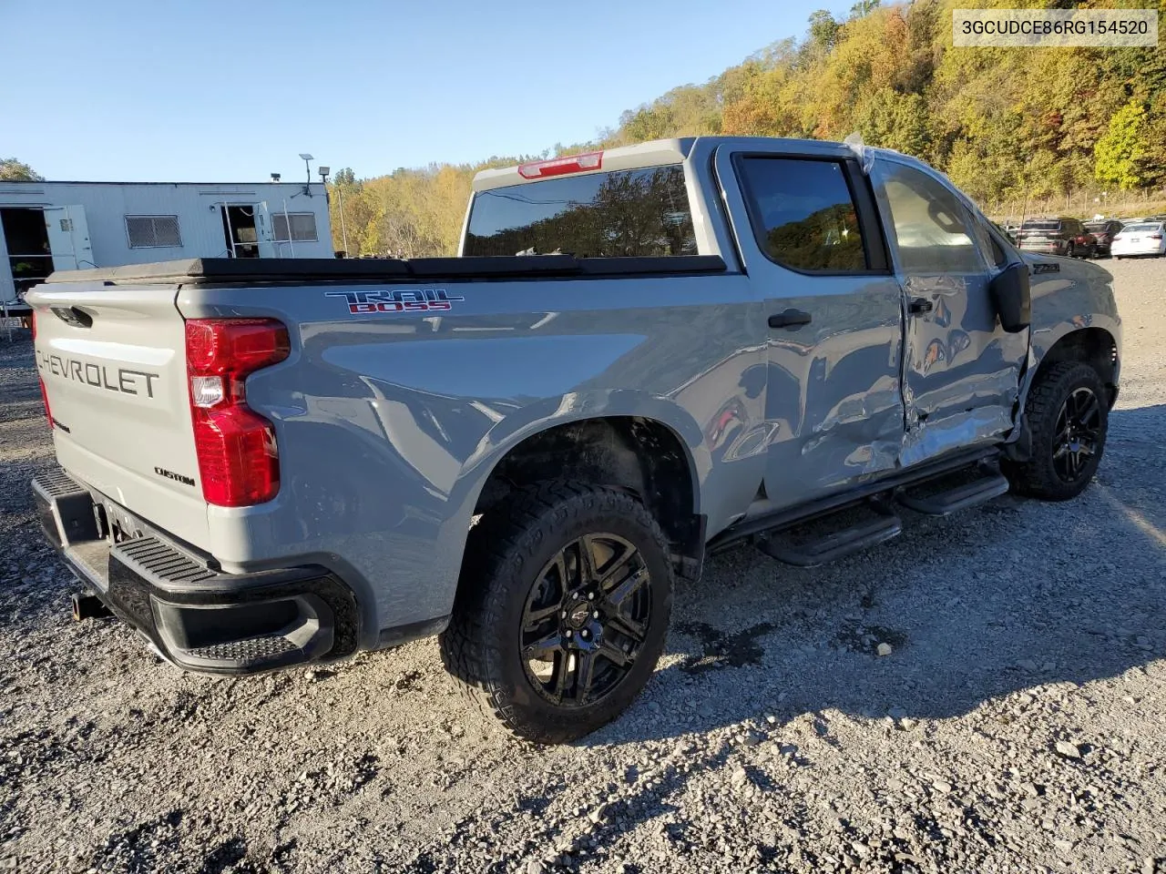 2024 Chevrolet Silverado K1500 Trail Boss Custom VIN: 3GCUDCE86RG154520 Lot: 75690474