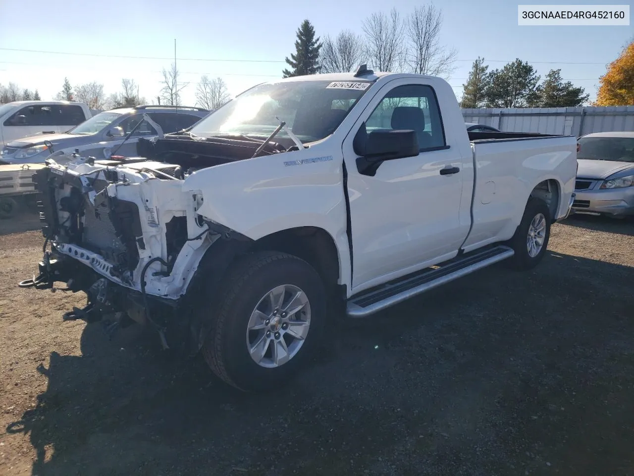 2024 Chevrolet Silverado C1500 VIN: 3GCNAAED4RG452160 Lot: 79265164