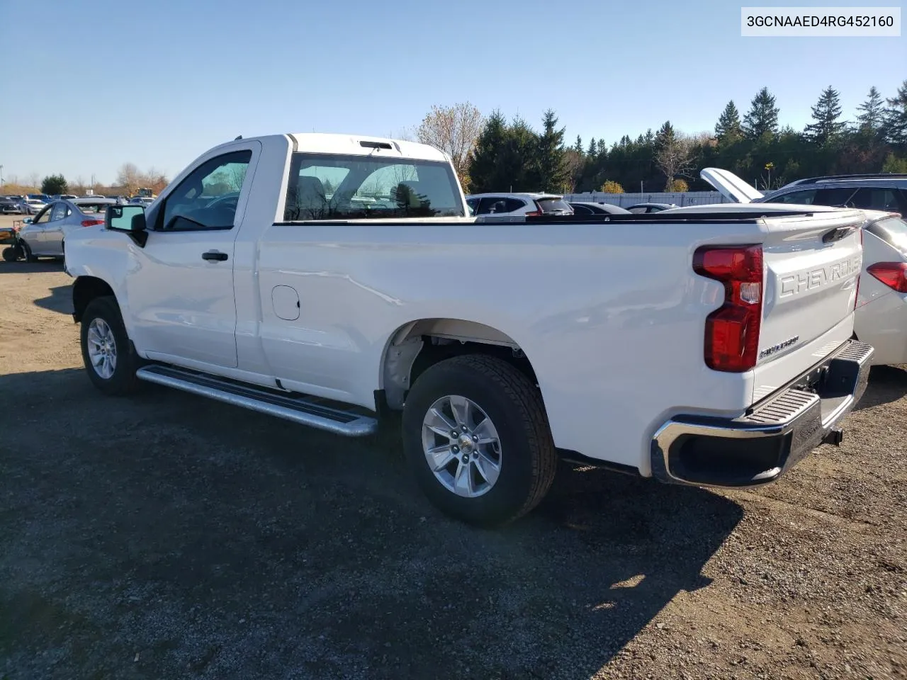 2024 Chevrolet Silverado C1500 VIN: 3GCNAAED4RG452160 Lot: 79265164