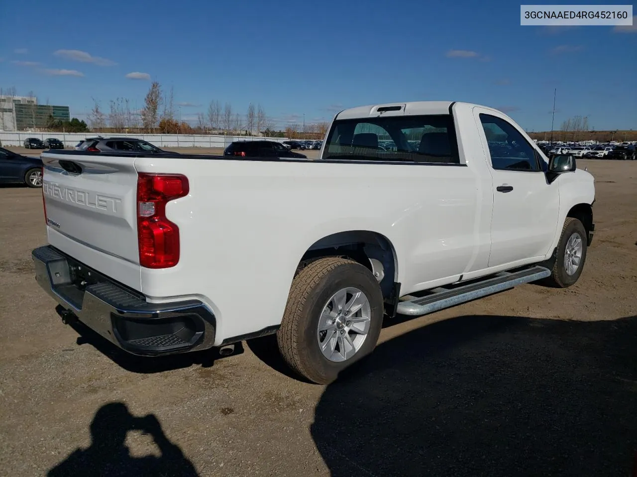 2024 Chevrolet Silverado C1500 VIN: 3GCNAAED4RG452160 Lot: 79265164