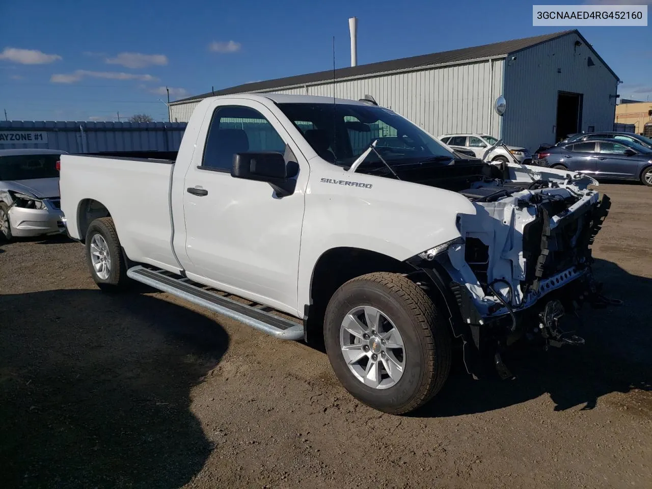 2024 Chevrolet Silverado C1500 VIN: 3GCNAAED4RG452160 Lot: 79265164