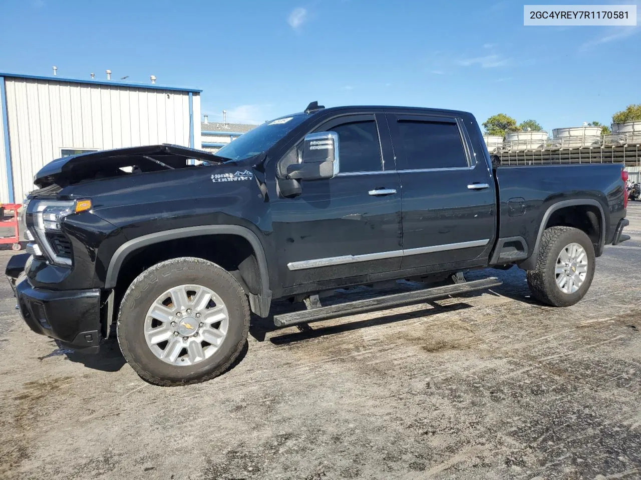 2024 Chevrolet Silverado K2500 High Country VIN: 2GC4YREY7R1170581 Lot: 80293564