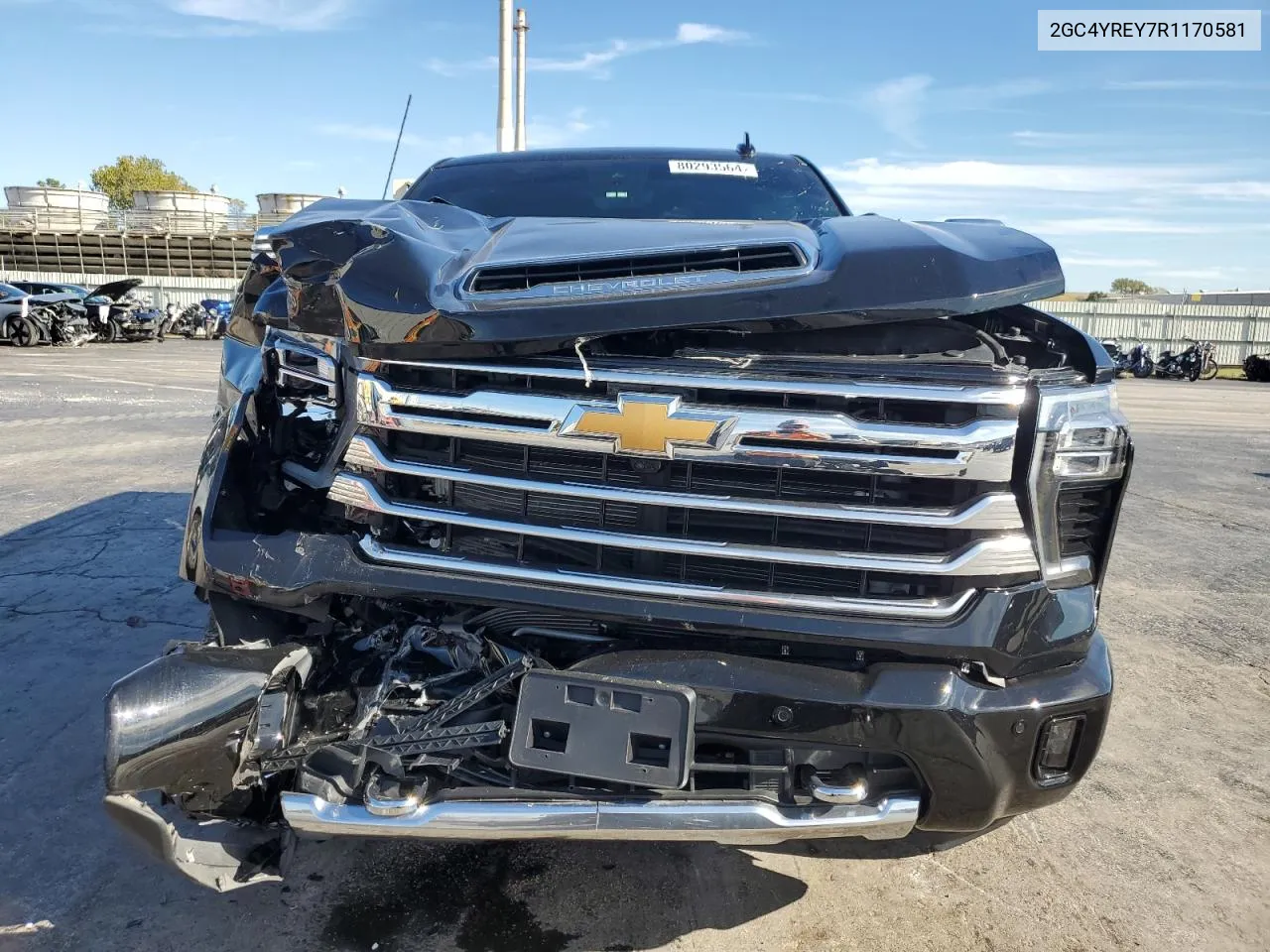 2024 Chevrolet Silverado K2500 High Country VIN: 2GC4YREY7R1170581 Lot: 80293564