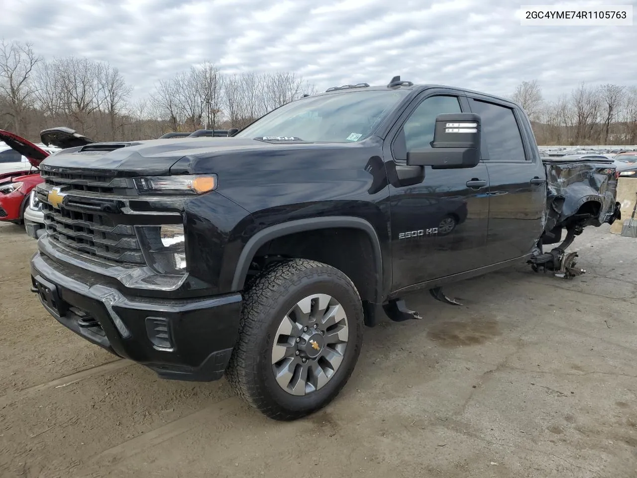 2024 Chevrolet Silverado K2500 Custom VIN: 2GC4YME74R1105763 Lot: 80326504