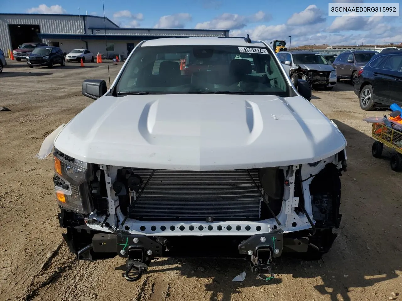 2024 Chevrolet Silverado C1500 VIN: 3GCNAAED0RG315992 Lot: 81501474