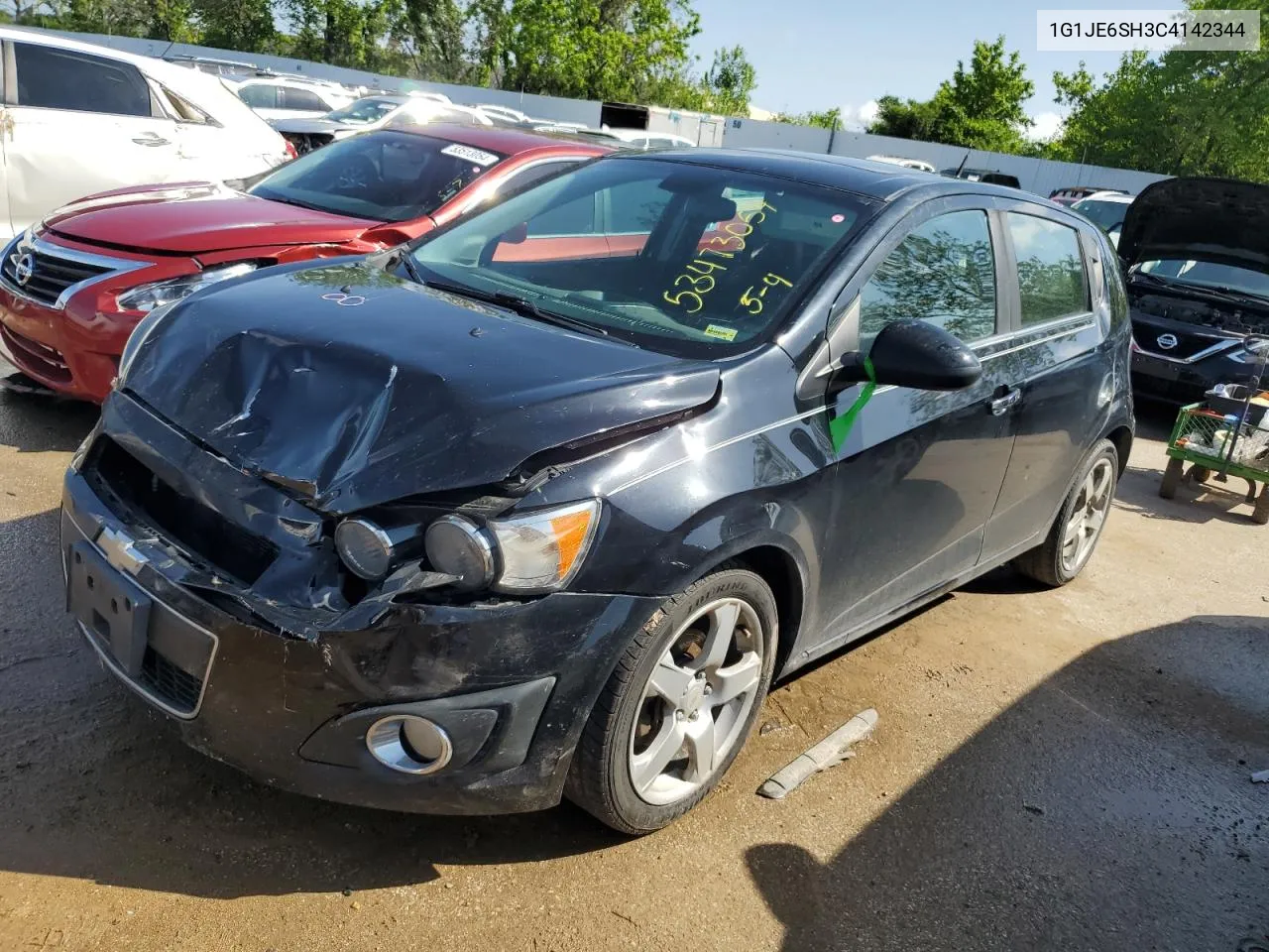 2012 Chevrolet Sonic Ltz VIN: 1G1JE6SH3C4142344 Lot: 53473054