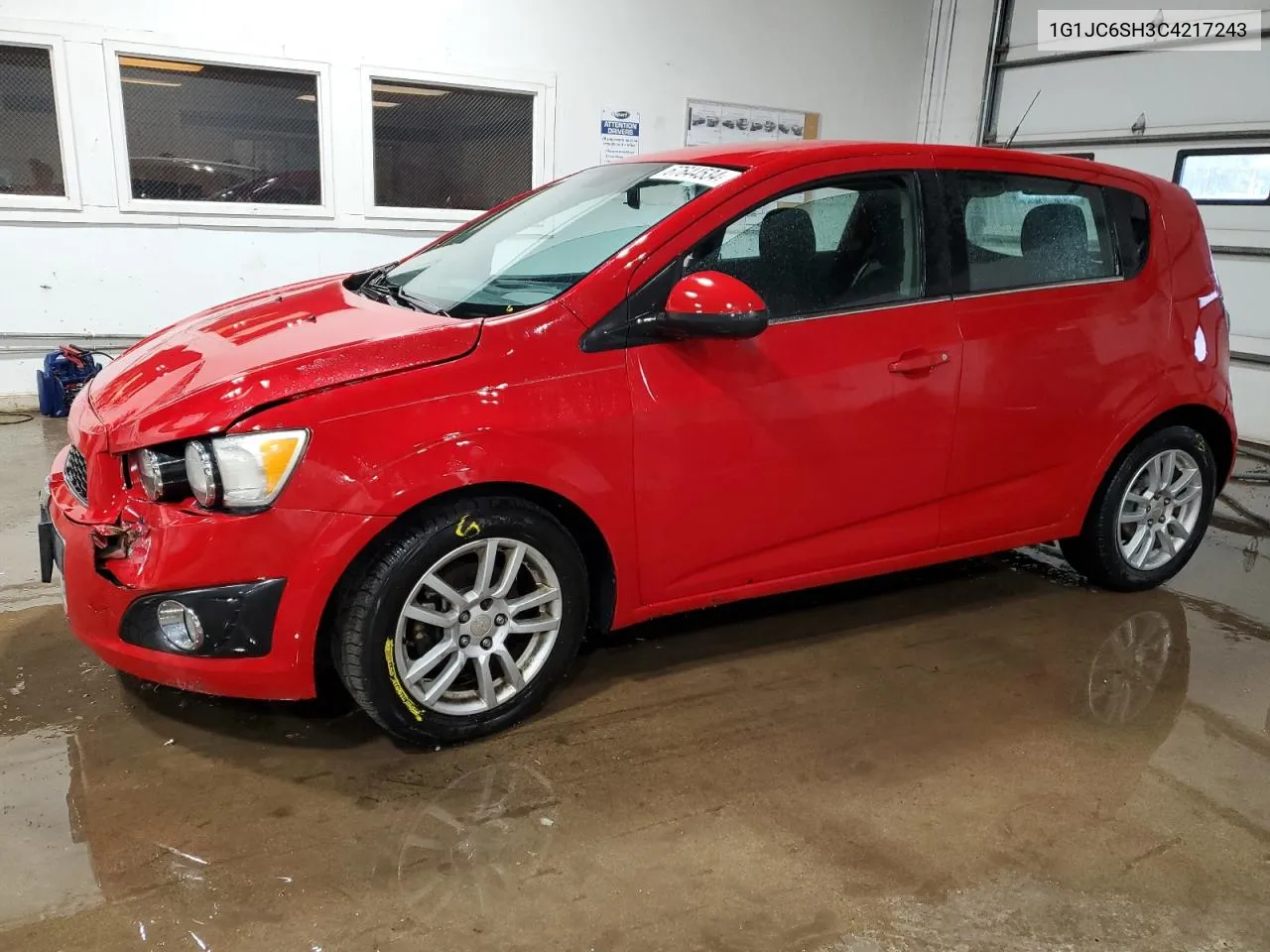 2012 Chevrolet Sonic Lt VIN: 1G1JC6SH3C4217243 Lot: 67644534