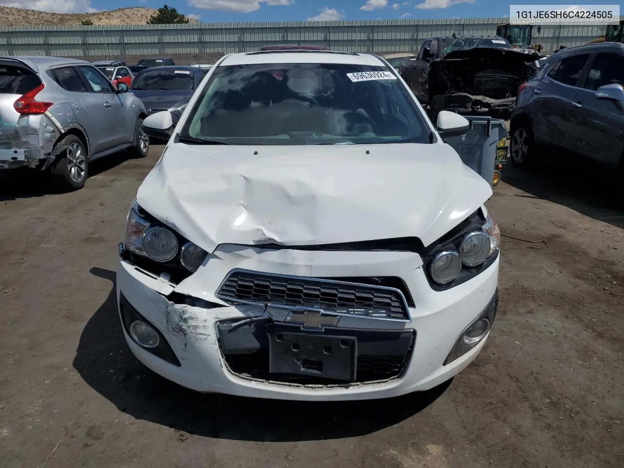 2012 Chevrolet Sonic Ltz VIN: 1G1JE6SH6C4224505 Lot: 69636924