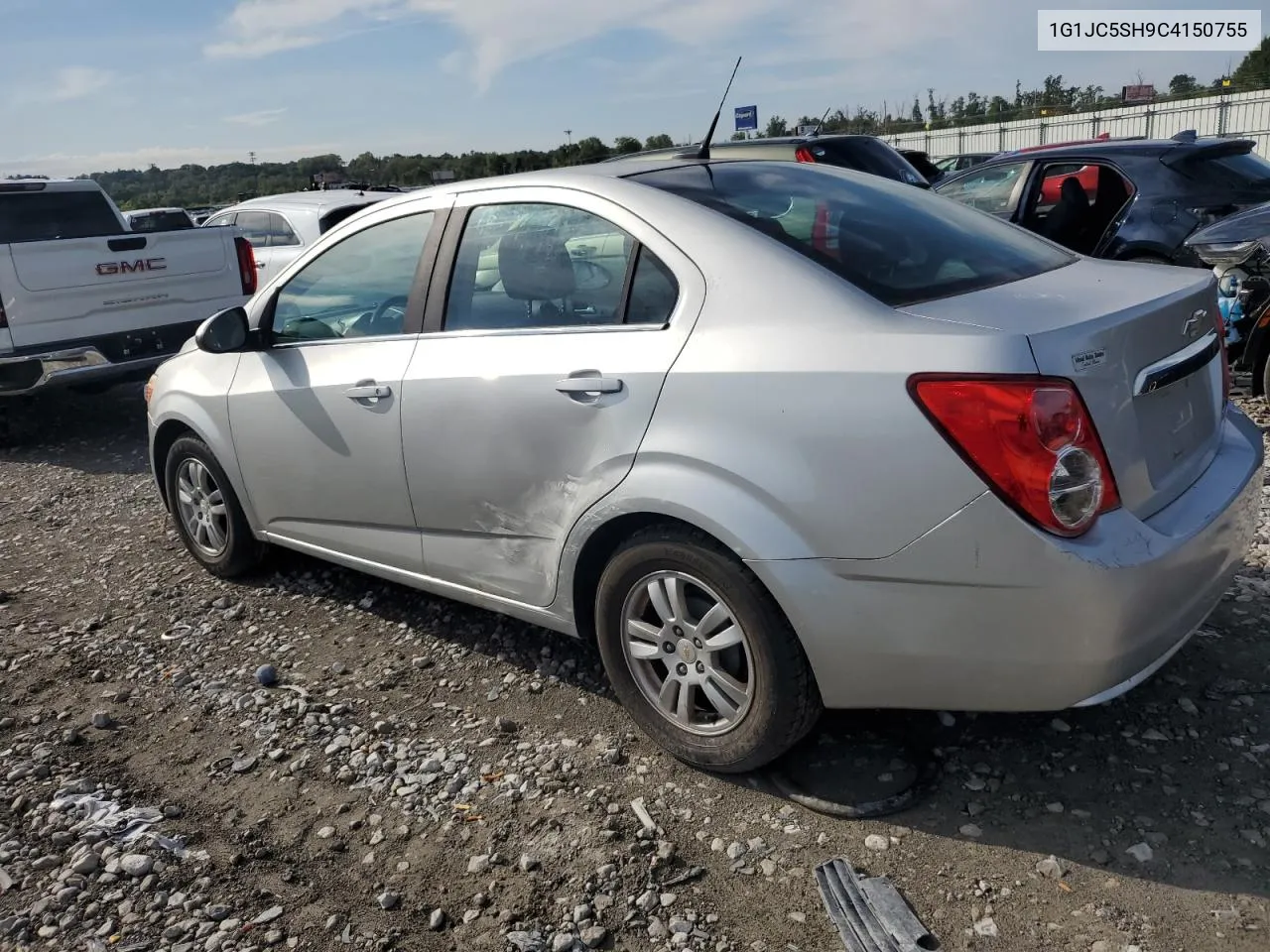 2012 Chevrolet Sonic Lt VIN: 1G1JC5SH9C4150755 Lot: 71489864