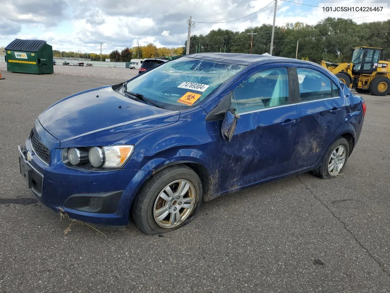 1G1JC5SH1C4226467 2012 Chevrolet Sonic Lt