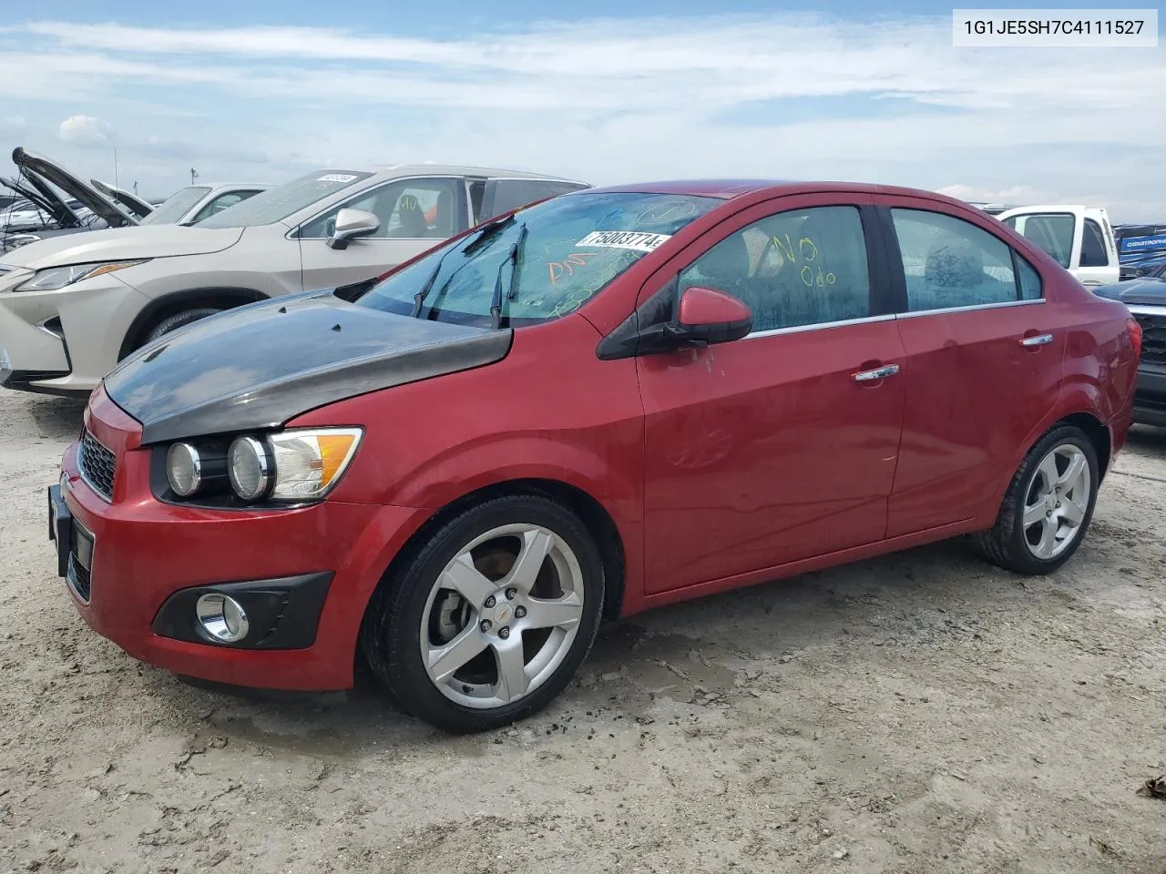 2012 Chevrolet Sonic Ltz VIN: 1G1JE5SH7C4111527 Lot: 75003774