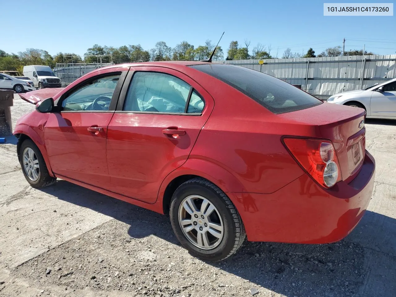 2012 Chevrolet Sonic Ls VIN: 1G1JA5SH1C4173260 Lot: 75250384