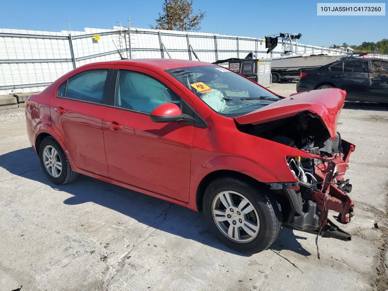 2012 Chevrolet Sonic Ls VIN: 1G1JA5SH1C4173260 Lot: 75250384