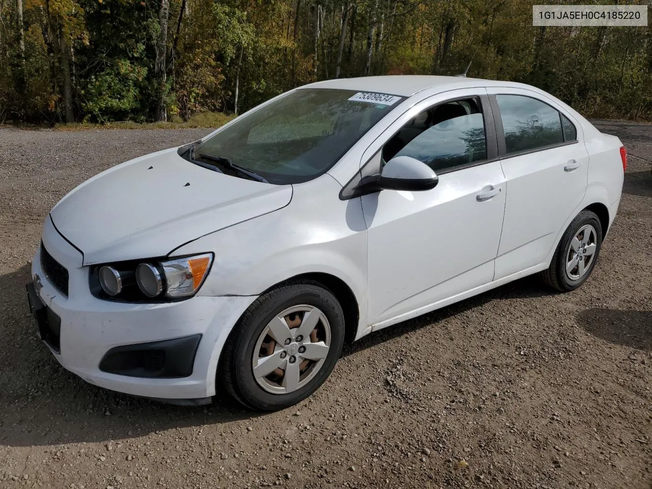 2012 Chevrolet Sonic Ls VIN: 1G1JA5EH0C4185220 Lot: 75309634