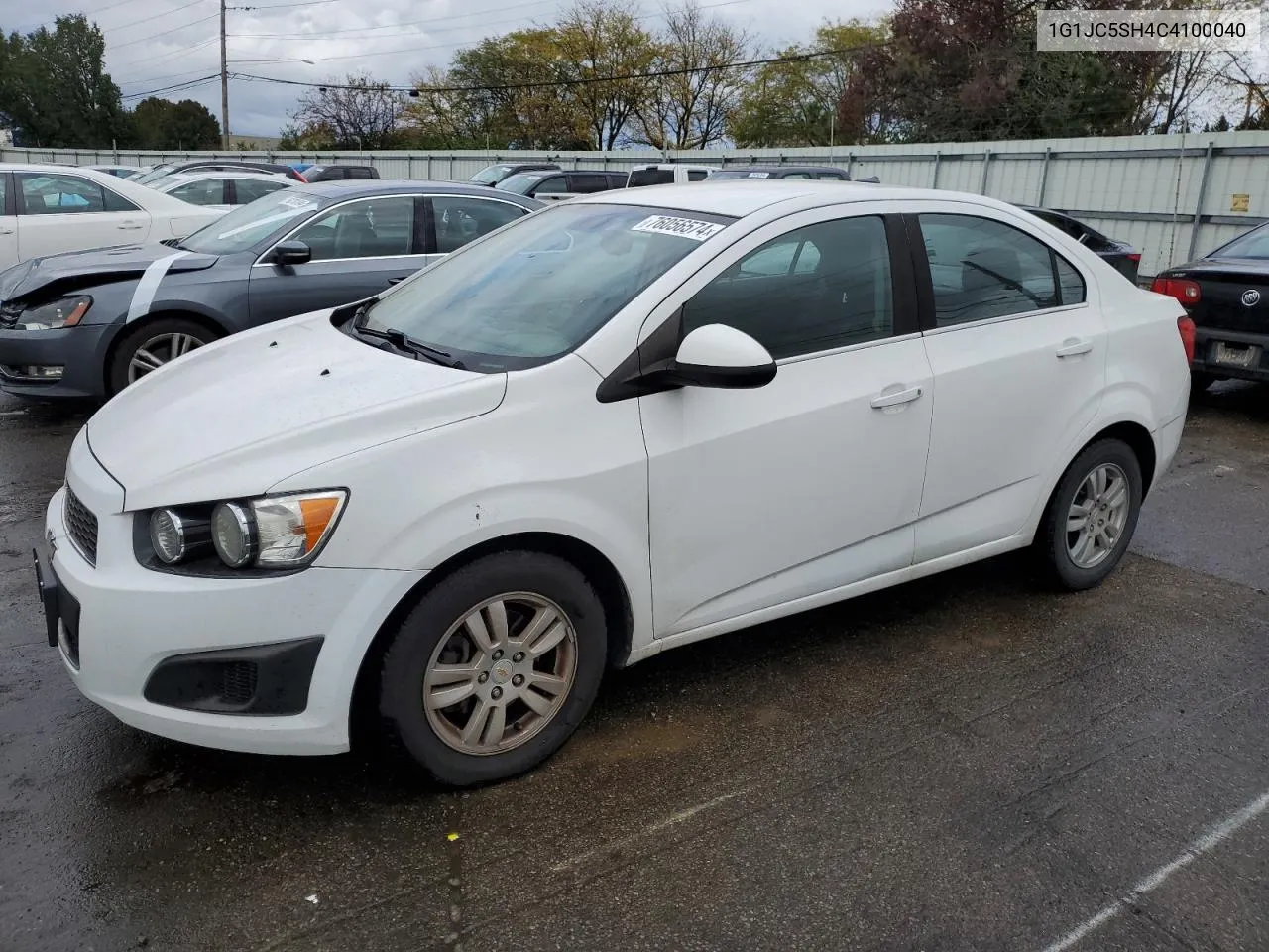 2012 Chevrolet Sonic Lt VIN: 1G1JC5SH4C4100040 Lot: 76056574