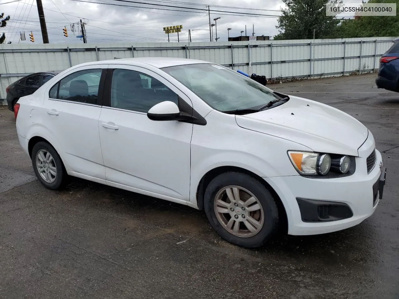 2012 Chevrolet Sonic Lt VIN: 1G1JC5SH4C4100040 Lot: 76056574