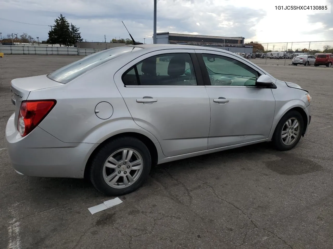 2012 Chevrolet Sonic Lt VIN: 1G1JC5SHXC4130885 Lot: 77940604