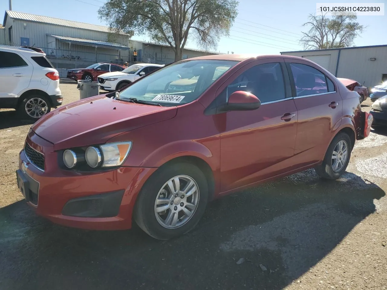 2012 Chevrolet Sonic Lt VIN: 1G1JC5SH1C4223830 Lot: 78069674