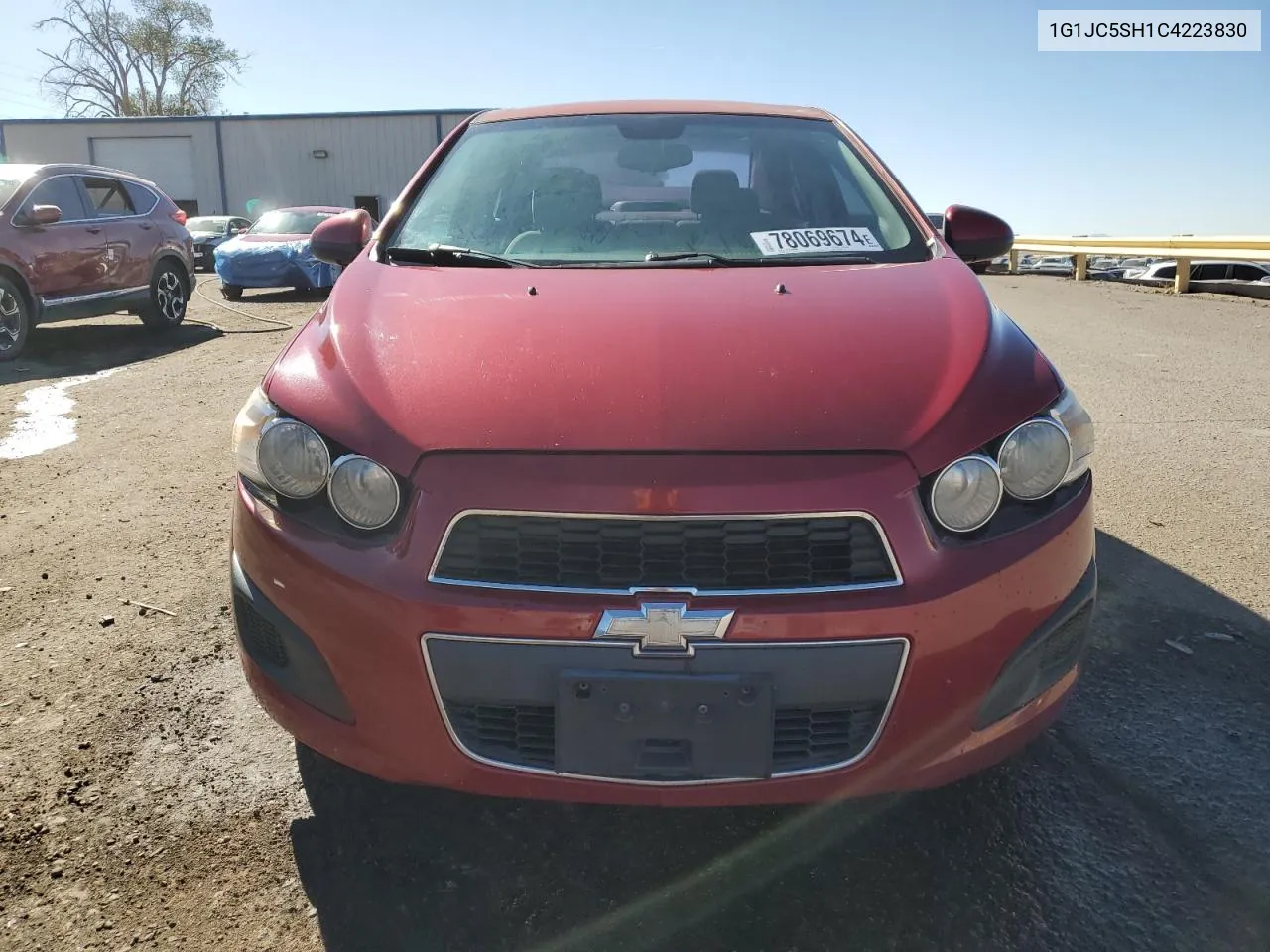 2012 Chevrolet Sonic Lt VIN: 1G1JC5SH1C4223830 Lot: 78069674