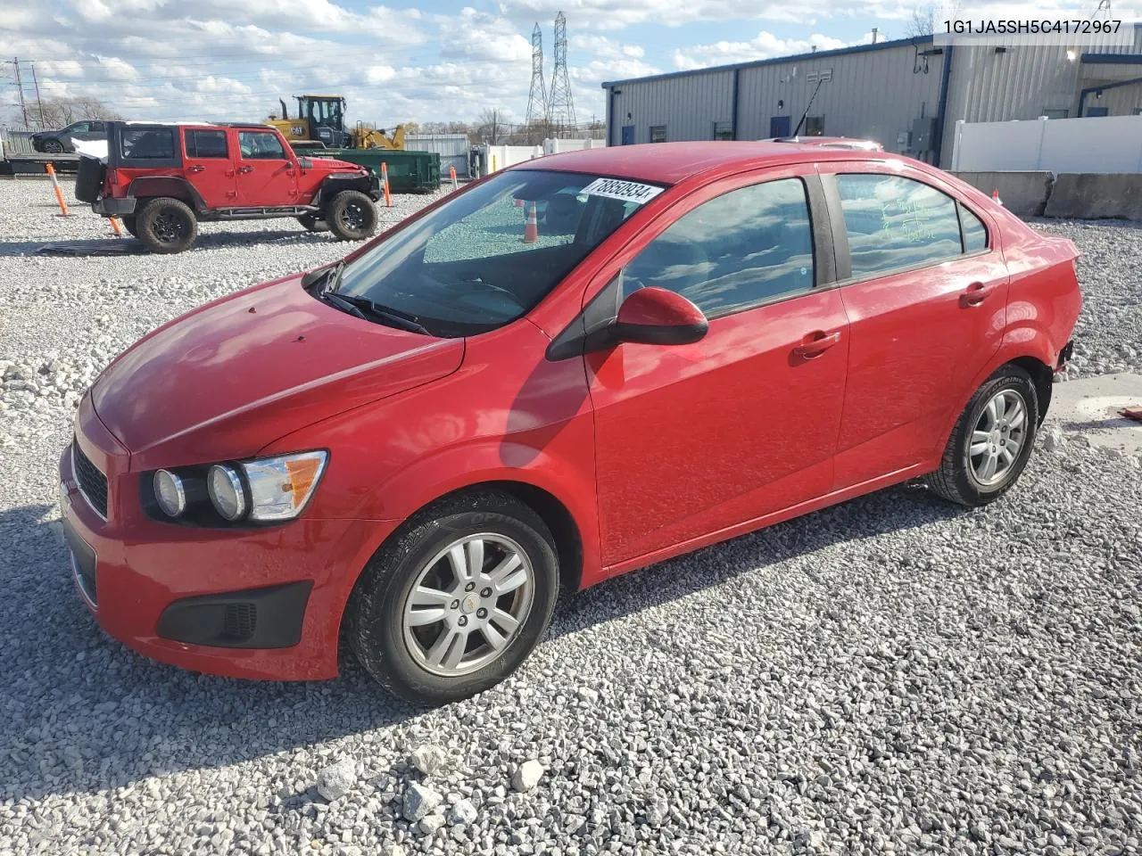 2012 Chevrolet Sonic Ls VIN: 1G1JA5SH5C4172967 Lot: 78850934