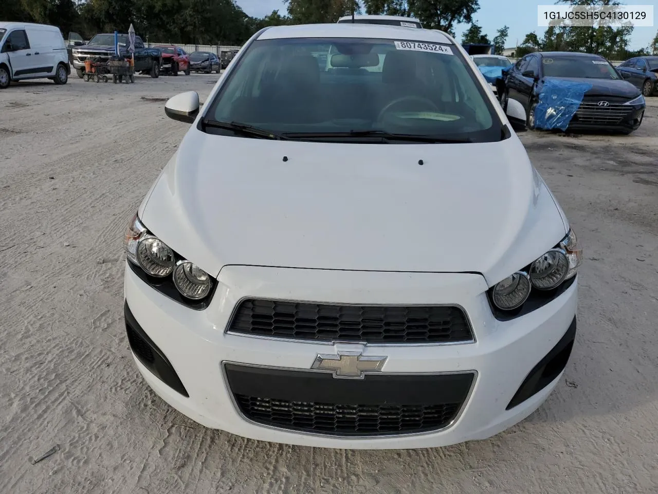 2012 Chevrolet Sonic Lt VIN: 1G1JC5SH5C4130129 Lot: 80743524