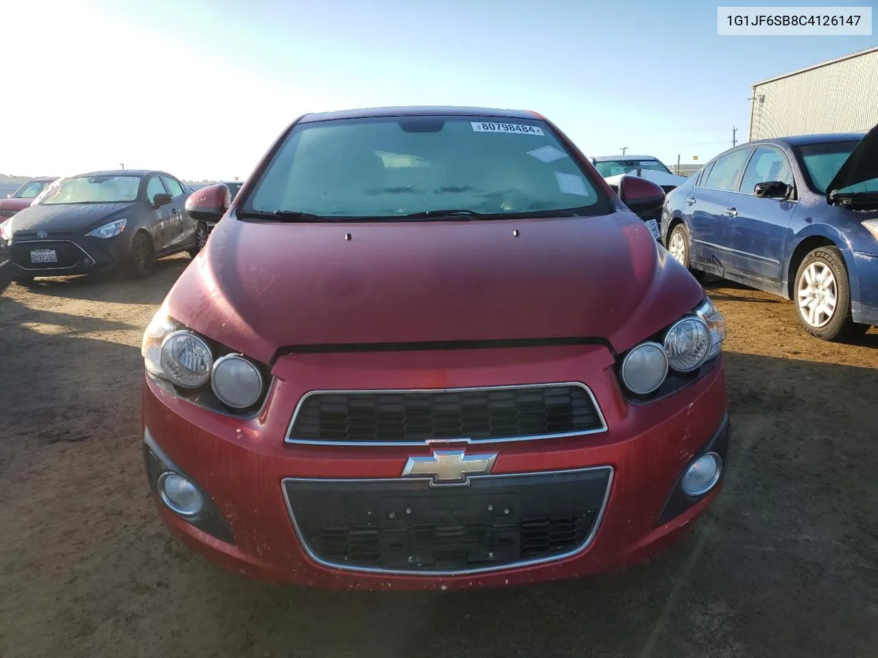 2012 Chevrolet Sonic Ltz VIN: 1G1JF6SB8C4126147 Lot: 80798484