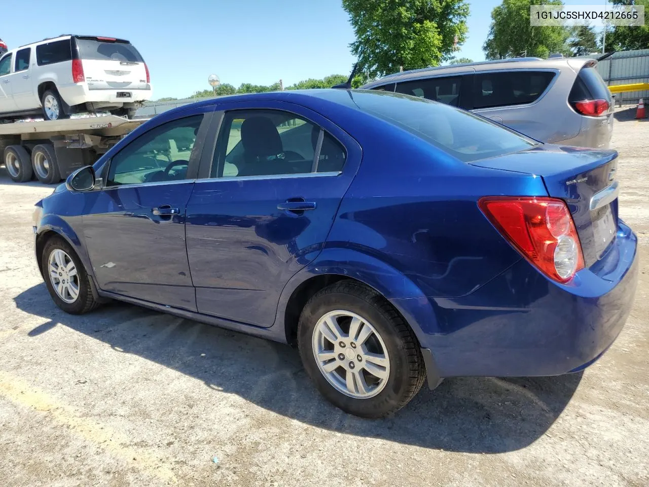 2013 Chevrolet Sonic Lt VIN: 1G1JC5SHXD4212665 Lot: 58063064