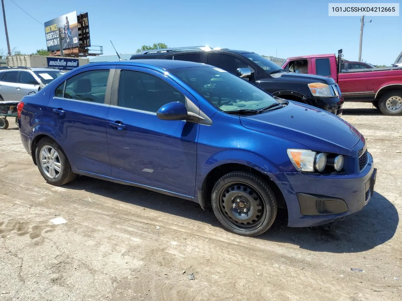 2013 Chevrolet Sonic Lt VIN: 1G1JC5SHXD4212665 Lot: 58063064