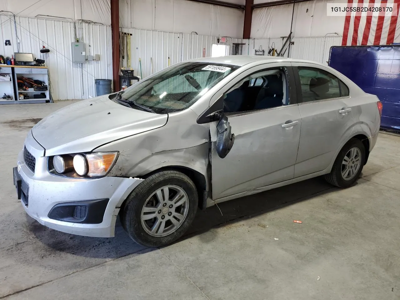 2013 Chevrolet Sonic Lt VIN: 1G1JC5SB2D4208170 Lot: 59169944