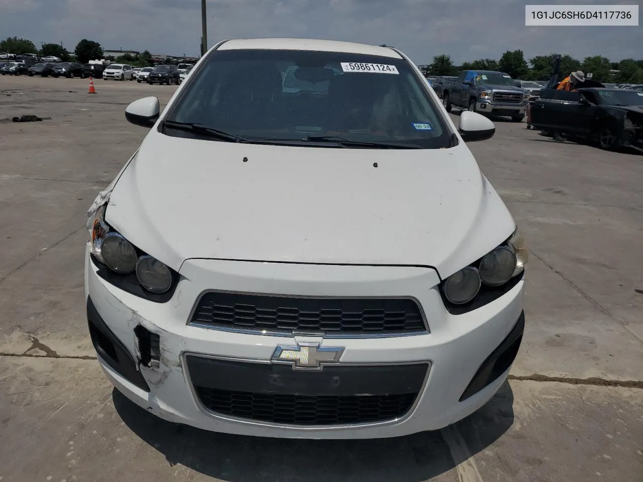 2013 Chevrolet Sonic Lt VIN: 1G1JC6SH6D4117736 Lot: 59861124