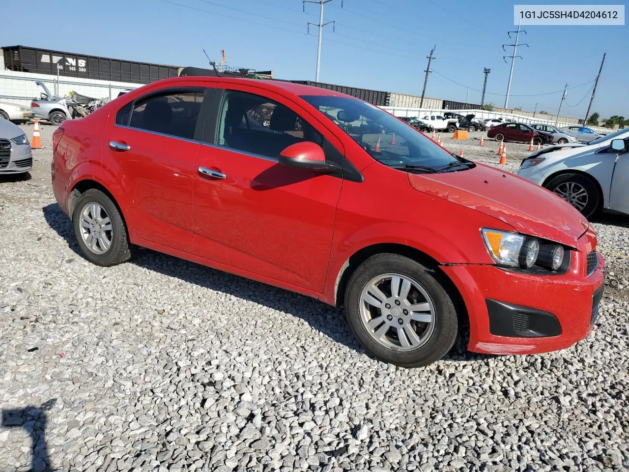 1G1JC5SH4D4204612 2013 Chevrolet Sonic Lt