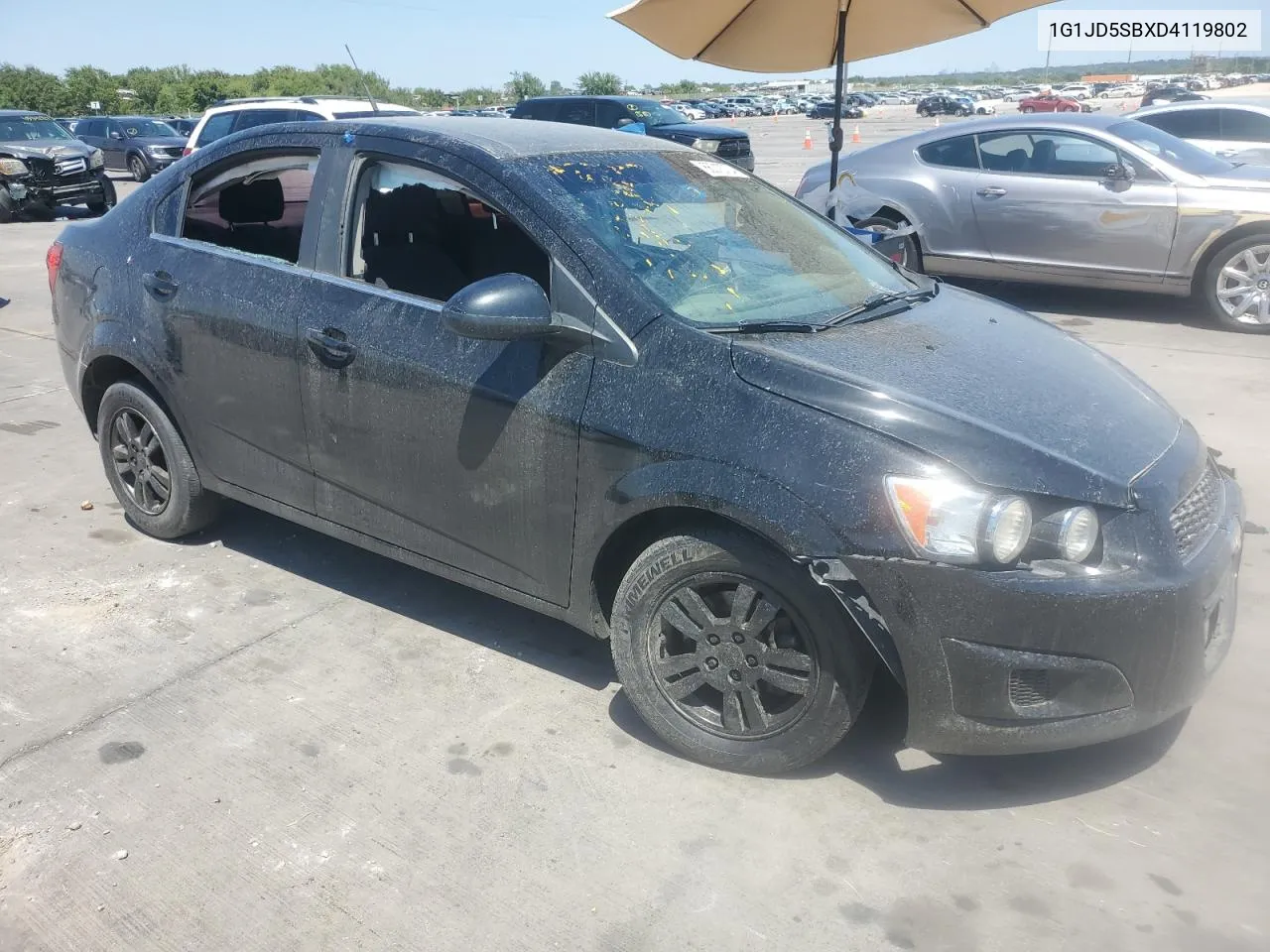 2013 Chevrolet Sonic Lt VIN: 1G1JD5SBXD4119802 Lot: 66013724