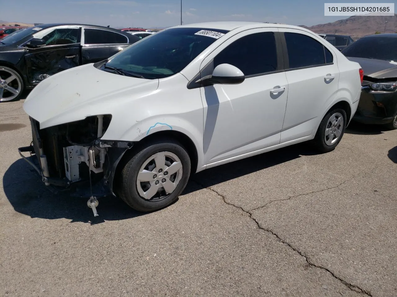 2013 Chevrolet Sonic Ls VIN: 1G1JB5SH1D4201685 Lot: 66501104