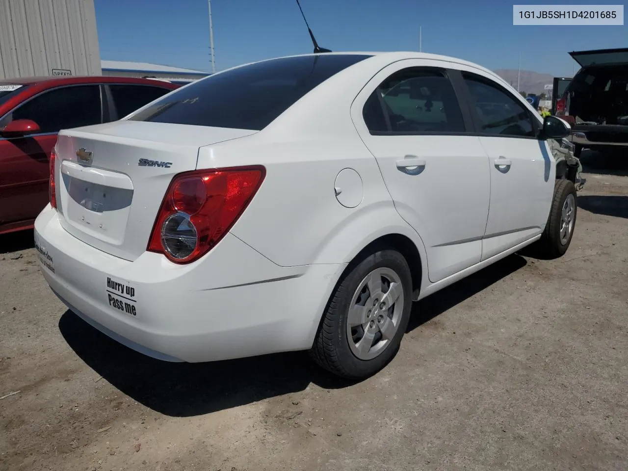 2013 Chevrolet Sonic Ls VIN: 1G1JB5SH1D4201685 Lot: 66501104