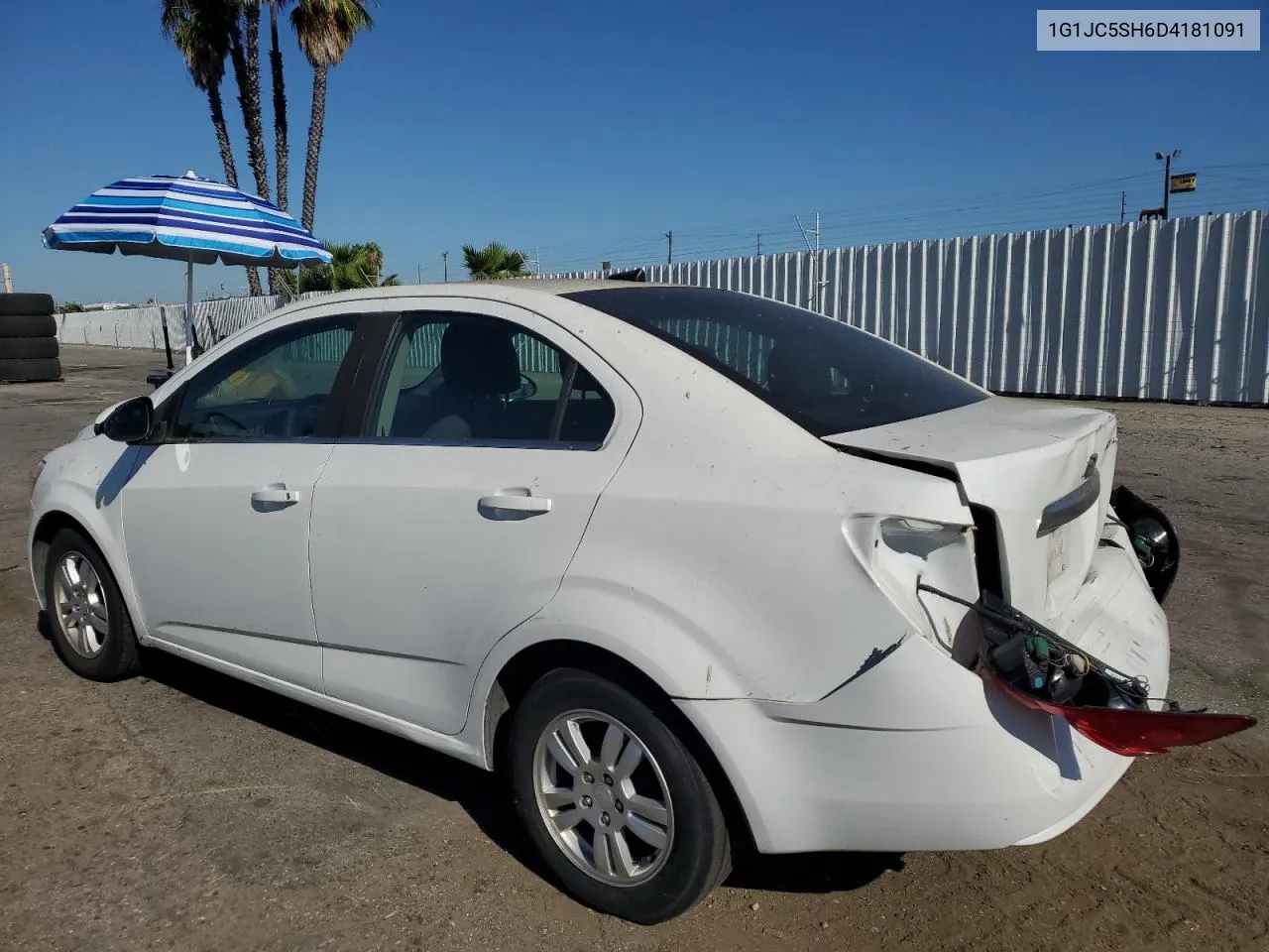 1G1JC5SH6D4181091 2013 Chevrolet Sonic Lt