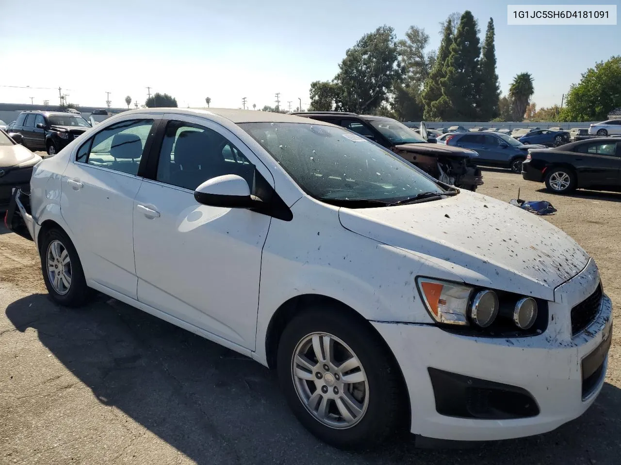 2013 Chevrolet Sonic Lt VIN: 1G1JC5SH6D4181091 Lot: 69903094