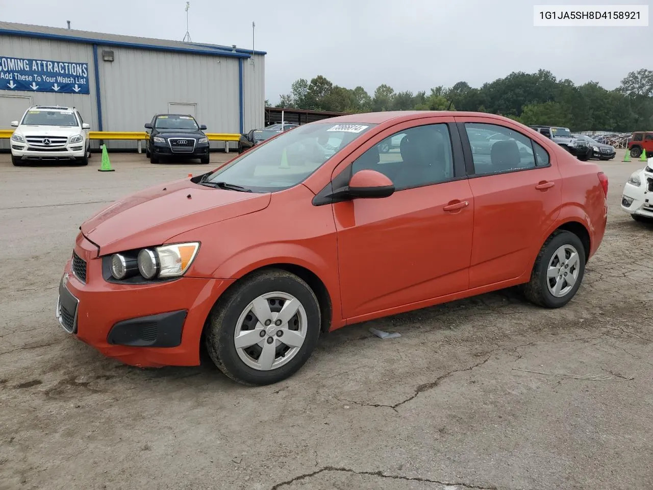 2013 Chevrolet Sonic Ls VIN: 1G1JA5SH8D4158921 Lot: 70866814